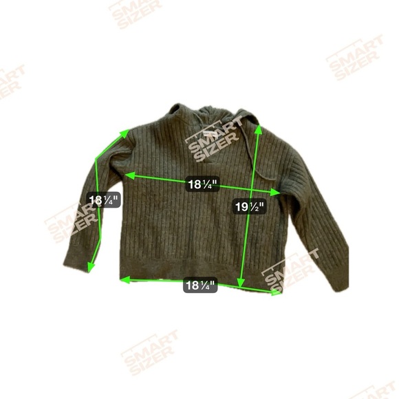 Lucky Brand Sage Green Knit Hooded Sweater - Picture 5 of 5